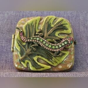 Jay Strongwater Compact Mirror, Used, Vintage